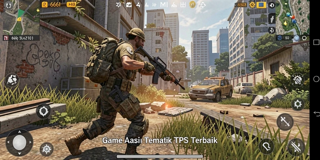 Tampilkan gameplay seru 666I dengan aksi tembak-menembak yang intens.