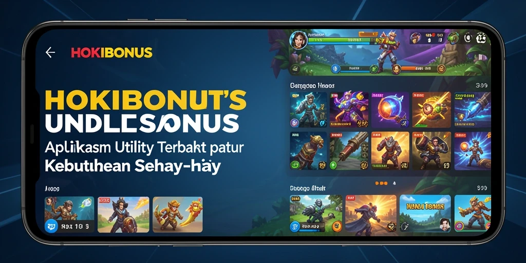 Tampilan antarmuka HOKIBONUS yang sederhana dan fungsional.