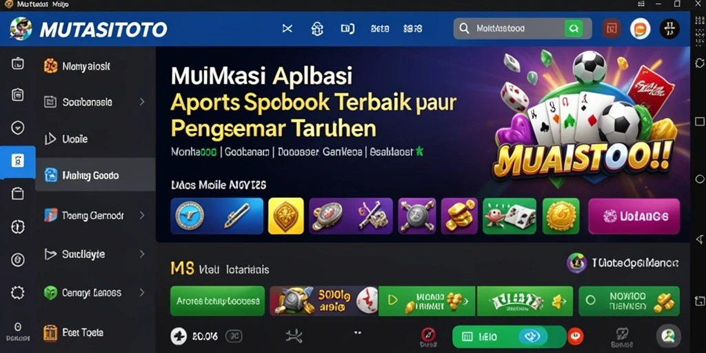 Tampilan menarik dari gameplay MUTASITOTO di dunia Sportsbook.