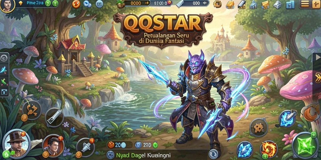 Gameplay RPG yang menakjubkan dengan strategi dan petualangan.
