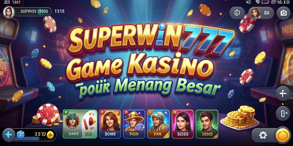 Tangkapan layar gameplay SUPERWIN777 yang menampilkan fitur Kasino yang menarik.