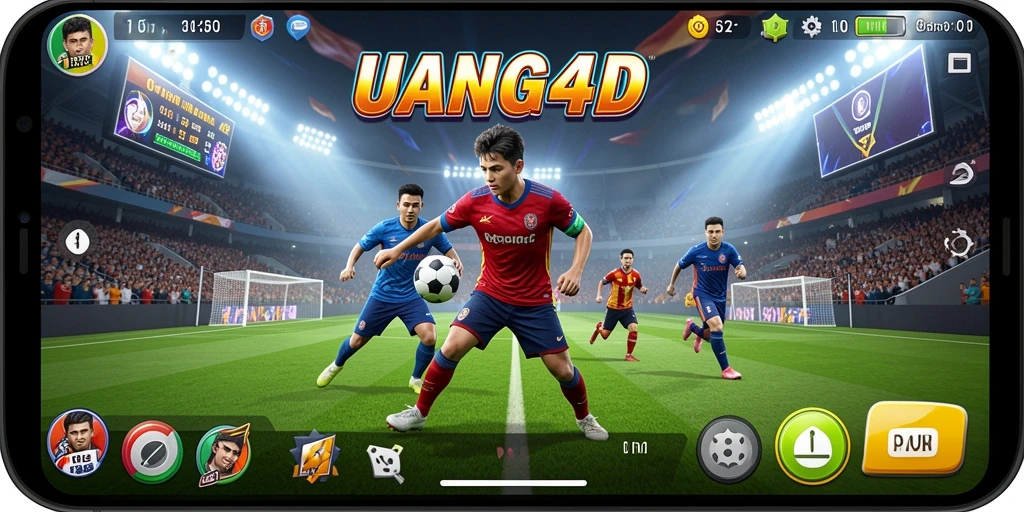 Screenshot UANG4D menunjukkan gameplay seru di berbagai cabang olahraga.