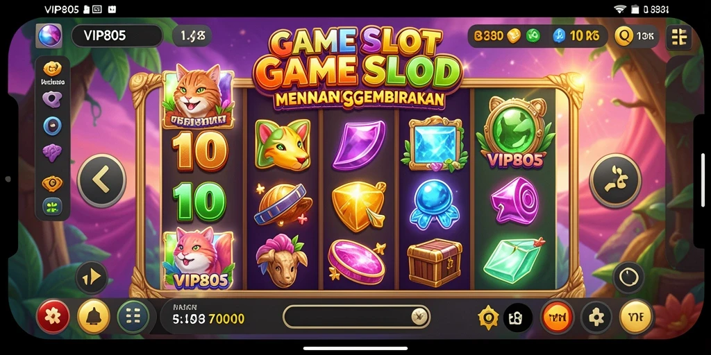 Tampilan gameplay Slot yang menarik dan penuh warna.